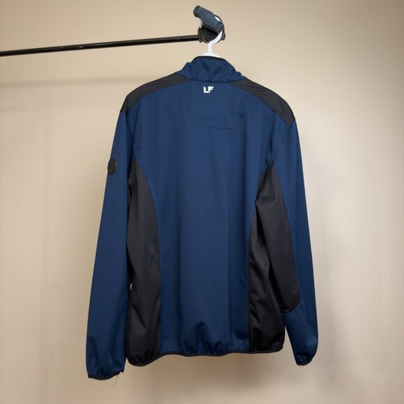 London Fog Blue Windbreaker No Hood (Large) - Picture 2 of 4
